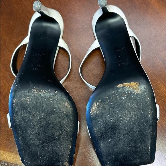 Giuseppe Zanotti square toe 2 band mules EU 39.5 - Picture 5 of 8